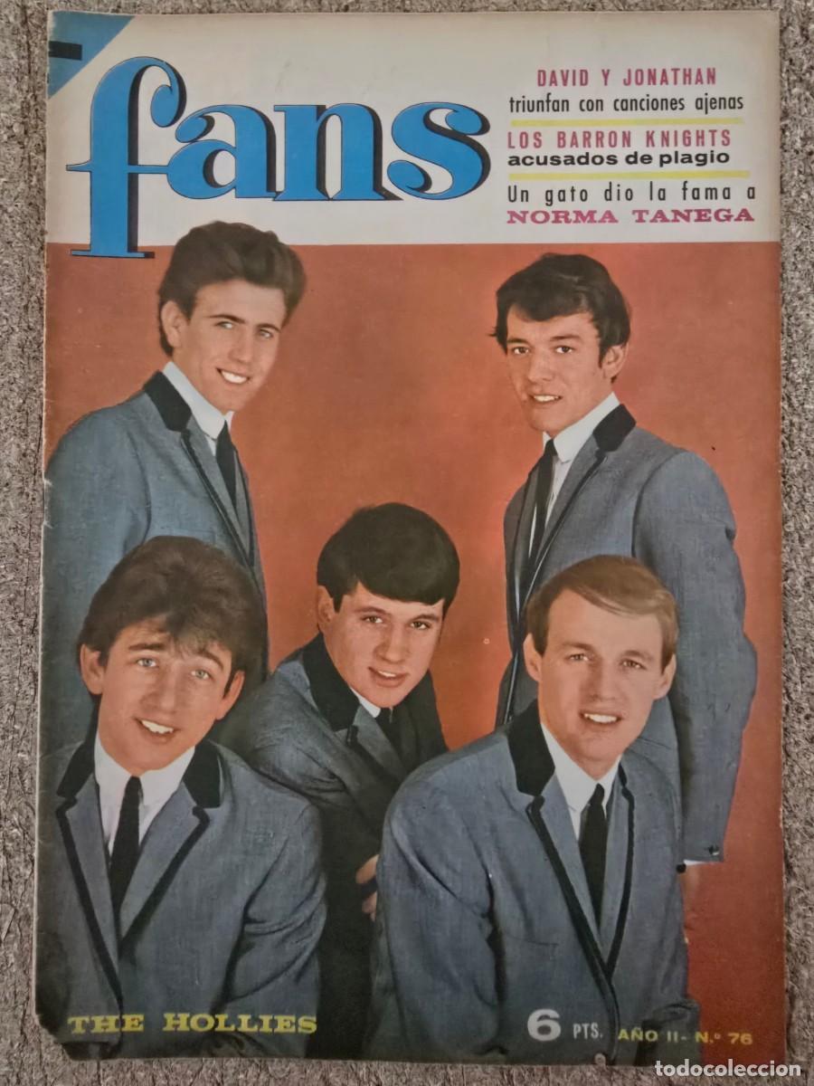 Revistas de m&uacute;sica: Revista Fans 76.Bruguera