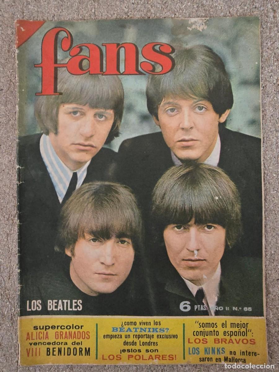 Revistas de m&uacute;sica: Revista Fans 65.The Beatles.Bruguera