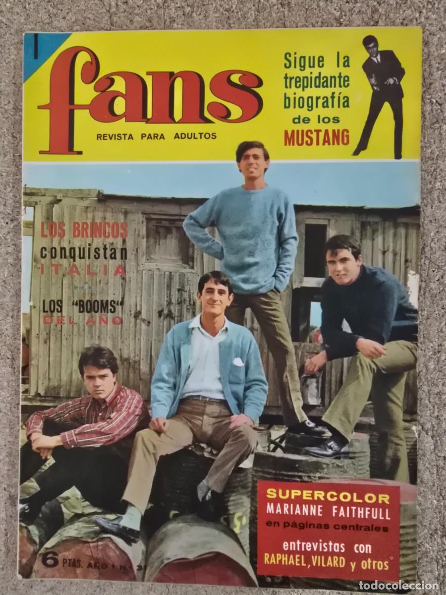 Revistas de m&uacute;sica: Revista Fans 31 sin poster.Bruguera
