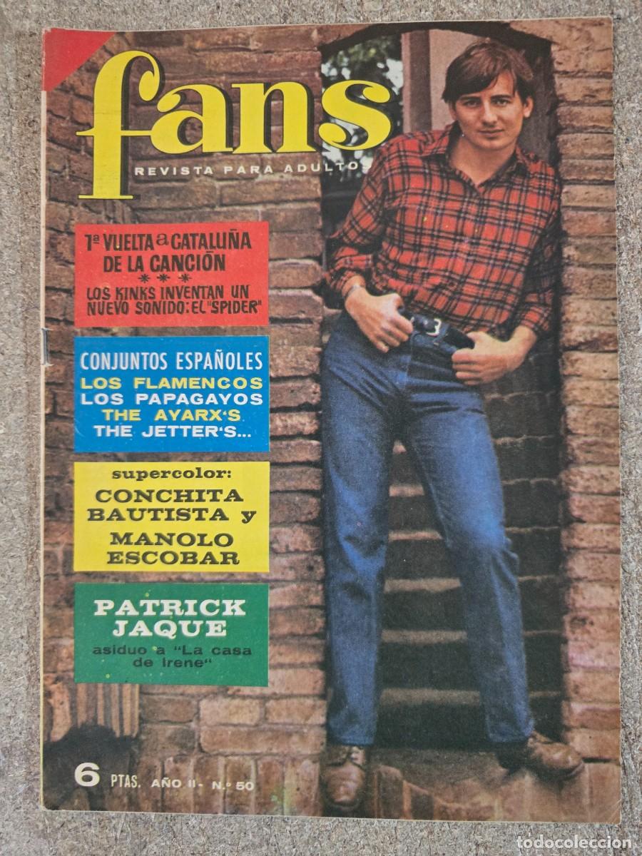 Revistas de m&uacute;sica: Revista Fans 50 sin Poster.Bruguera