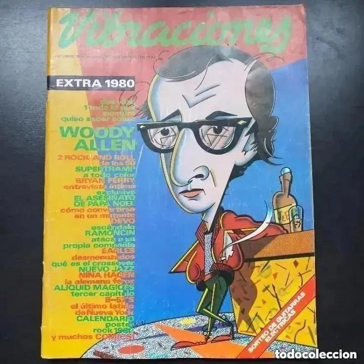 Revistas de m&uacute;sica: VIBRACIONES NUM 63. WOODY ALLEN SUPERTRAMP DEVO RAMONCION EAGLES NINA HAGEN B-52&acute;S. CON POSTER