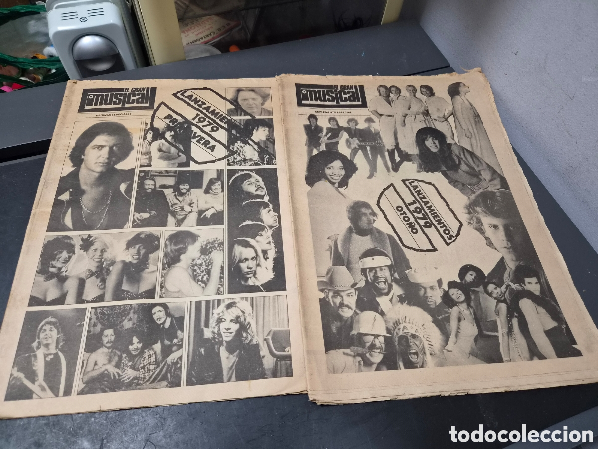 Revistas de m&uacute;sica: MARISOL TRIANA BEATLES TEQUILA PERI&Oacute;DICO EL GRAN MUSICAL LANZAMIENTOS 1979 OTO&Ntilde;O PRIMAVERA COMPLETO