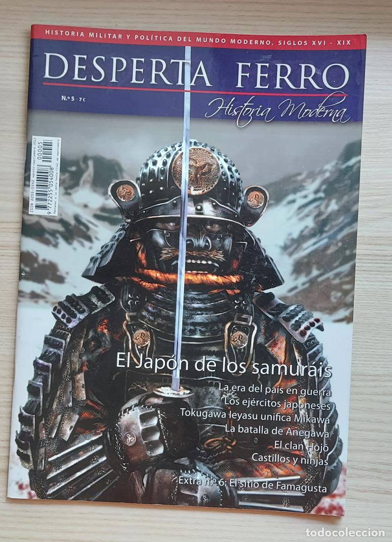 Revistas de m&uacute;sica: Desperta Ferro Historia Moderna n&ordm; 5, dedicado al Jap&oacute;n de los samur&aacute;is. Buen estado.