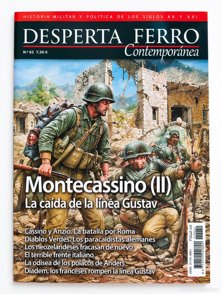 Revistas de m&uacute;sica: Desperta Ferro Historia Contempor&aacute;nea n&ordm; 62, dedicado a Montecassino II. Buen estado.