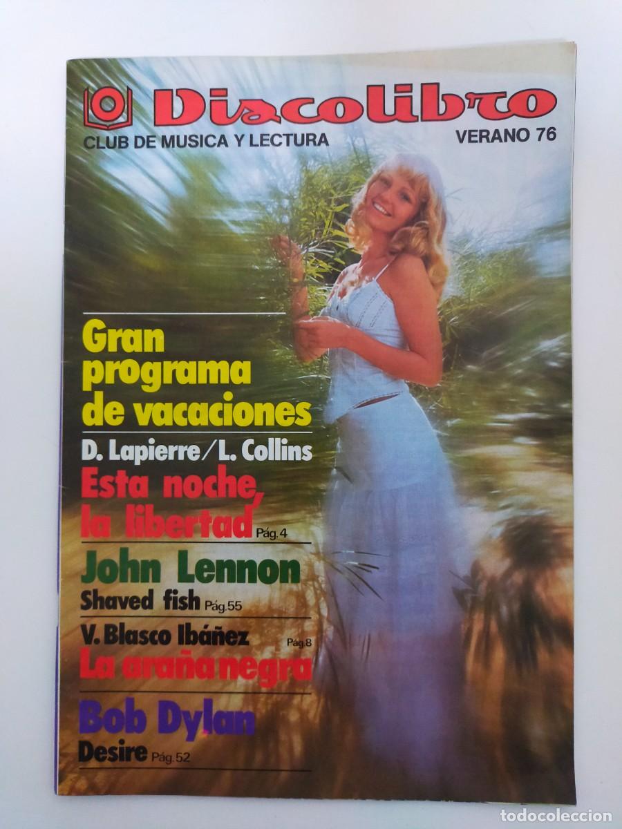 Music magazines: REVISTA DISCOLIBRO CLUB DE MUSICA Y LECTURA VERANO 1976 - JOHN LENNON - BOB DYLAN