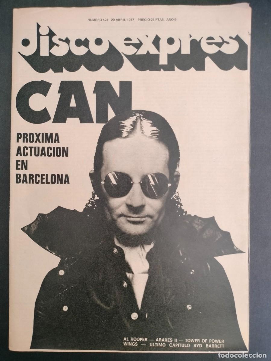 Music magazines: DISCO EXPRES N&ordm; 424 CAN, AL KOOPER, ARAXES II, TOWER OF TOWER, WINGS A&Ntilde;O 1977