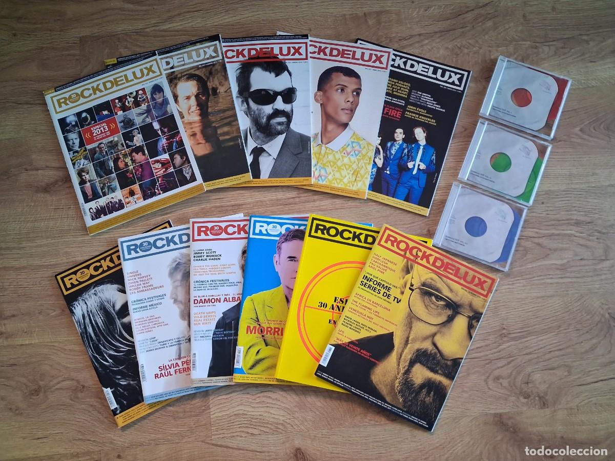 Revistas de m&uacute;sica: Rockdelux a&ntilde;o 2014 (RDL 324&ndash;334, 11 revistas + CDs)