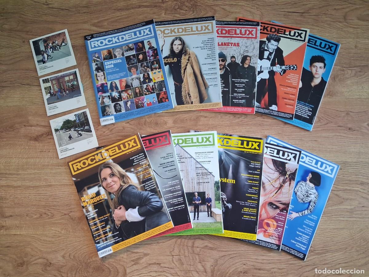 Revistas de m&uacute;sica: Rockdelux a&ntilde;o 2017 (RDL 357&ndash;367, 11 revistas + CDs)