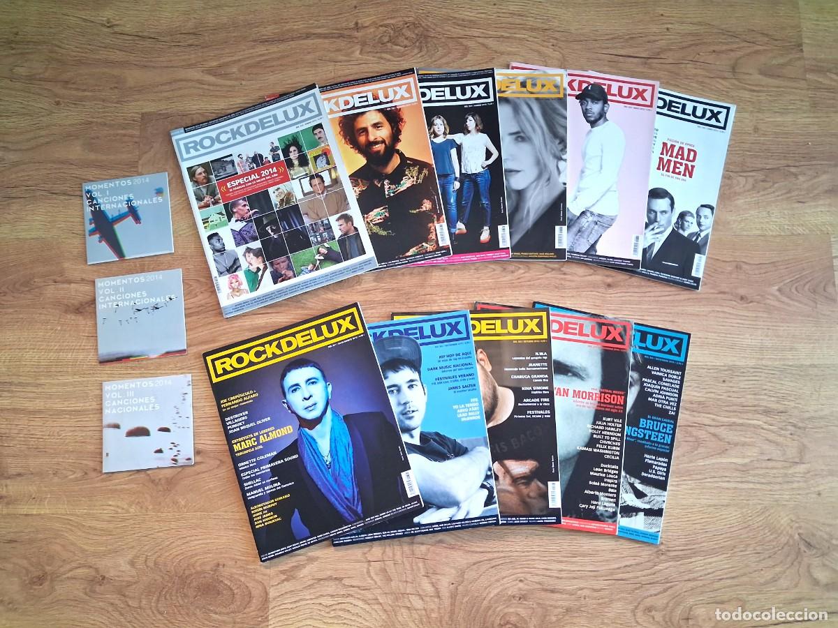 Revistas de m&uacute;sica: Rockdelux a&ntilde;o 2015 (RDL 335&ndash;345, 11 revistas + CDs)