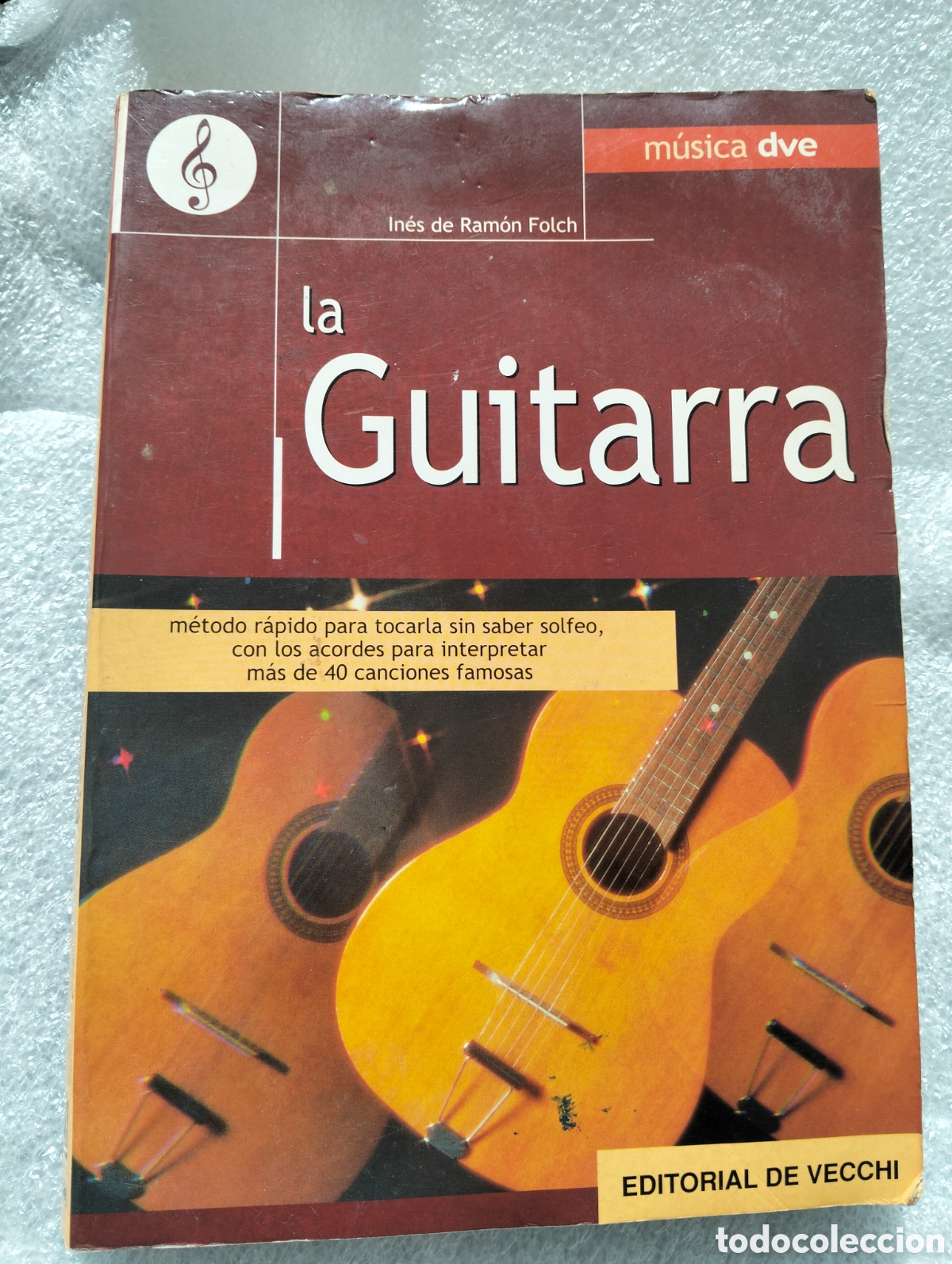Revistas de m&uacute;sica: LIBRO DE INES DE RAMON FOLCH. LA GUITARRA. EDITORIAL VECCHI. MUSICA DVE.