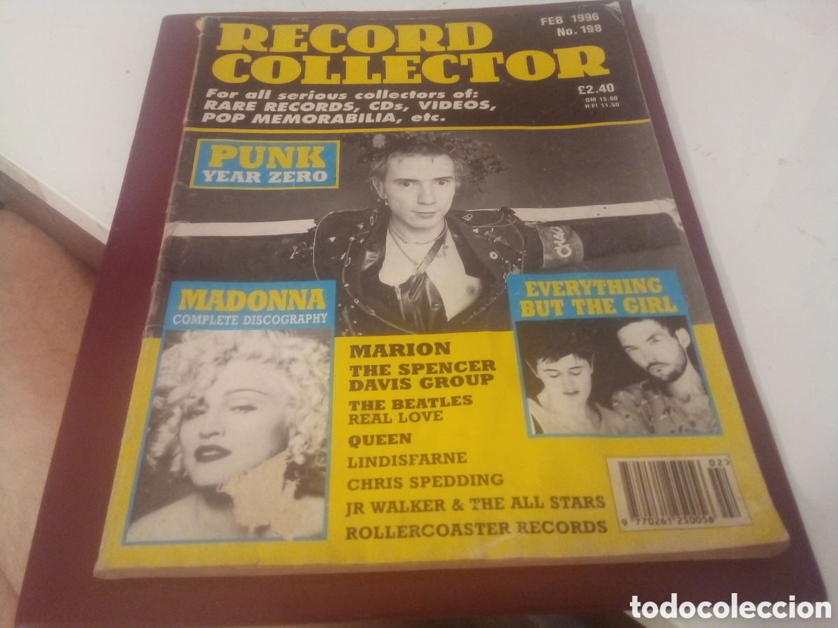 Revistas de m&uacute;sica: RECORD COLLECTOR Madonna PUNK Everything but the girl