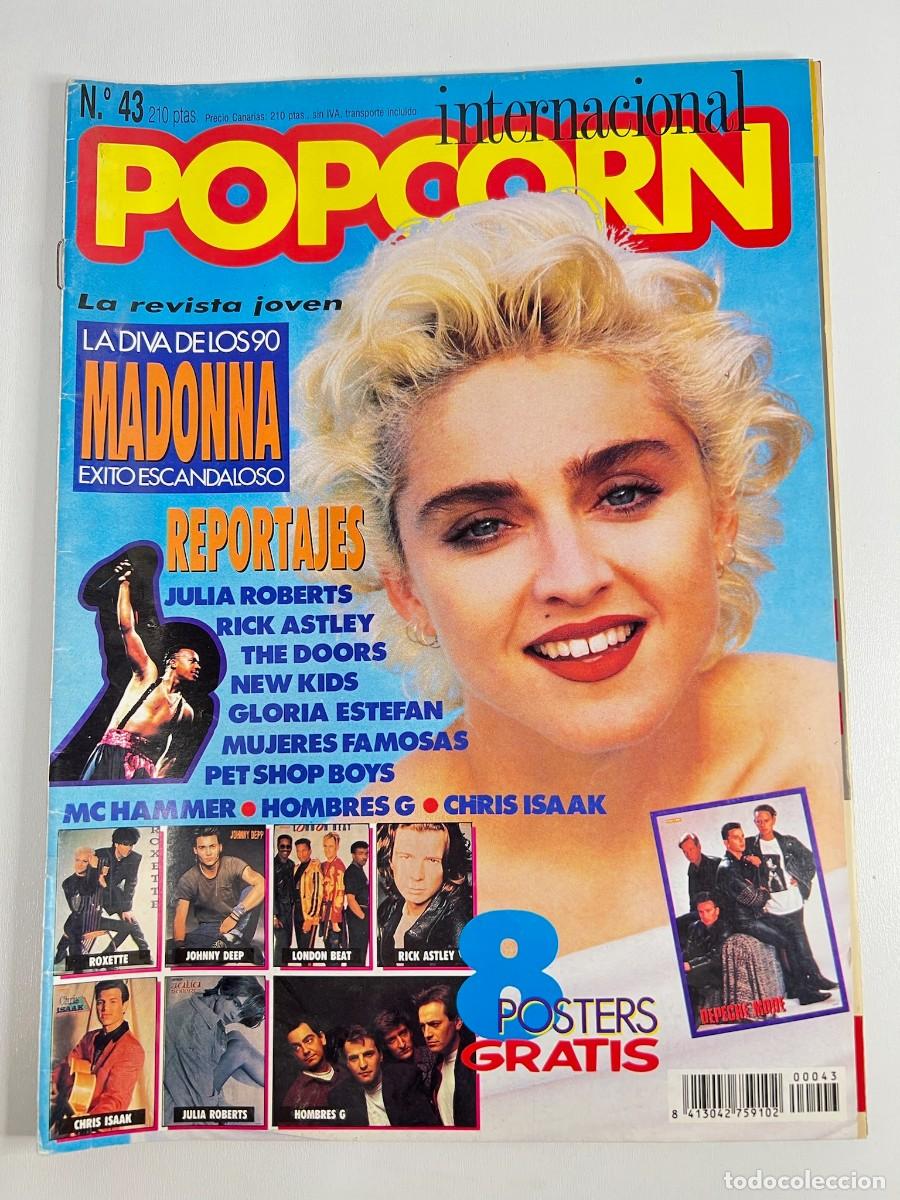 Musikzeitschriften: INTERNATIONAL POPCORN N&ordm;43 (REVISTA) MADONNA - JUNIO 1991
