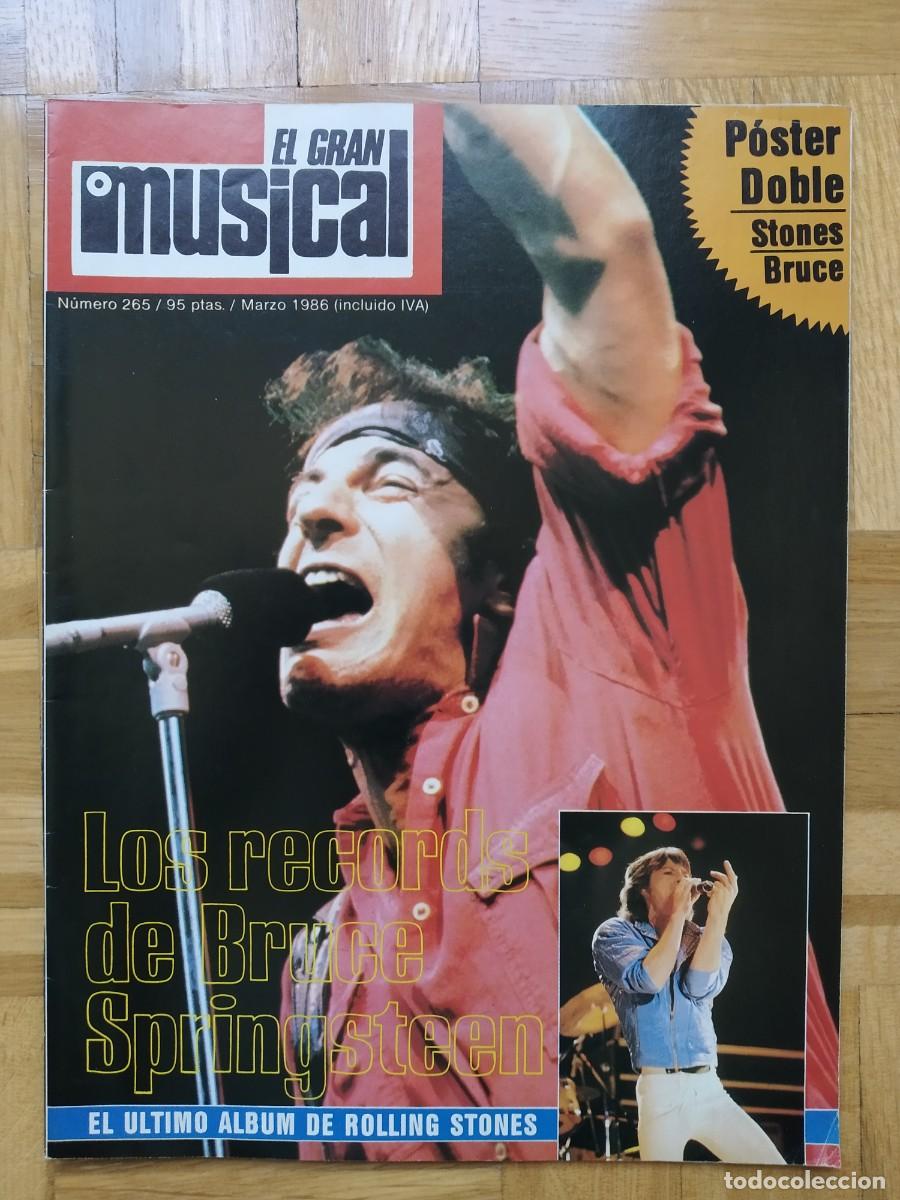 Music magazines: REVISTA EL GRAN MUSICAL 265 BRUCE WHAM GEORGE MICHAEL NACHA POP ROLLING MADONNA OLE OLE POSTER