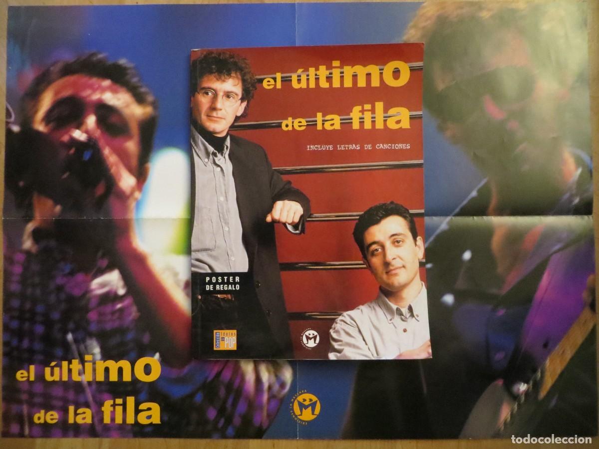 Music magazines: IDOLOS DEL POP: NUM.1 !!!!!- EL ULTIMO DE LA FILA- (LIBRO DESCATALOGADO) !! COMPLETO CON POSTER !!!