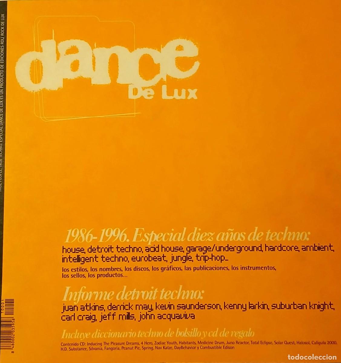 Musikzeitschriften: Revista DANCE DE LUX - 1996 - ESPECIAL 10 A&Ntilde;OS DE TECHNO - INFORME DETROIT TECHNO