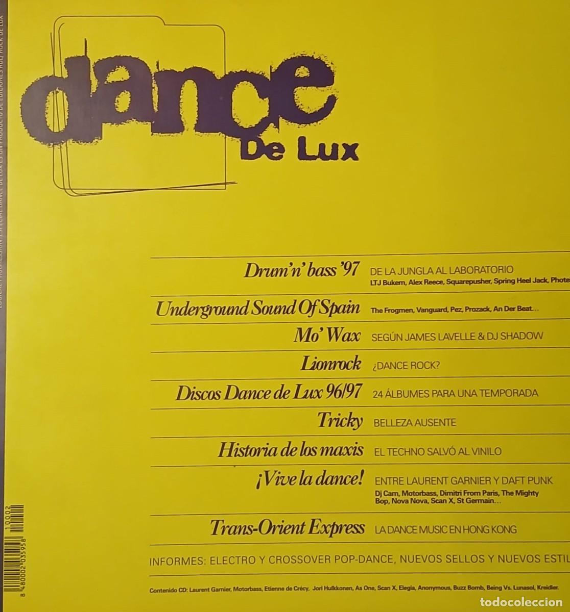 Musikzeitschriften: Revista DANCE DE LUX - 1997 - DRUM'N'BASS 97 - HISTORIA DE LOS MAXIS