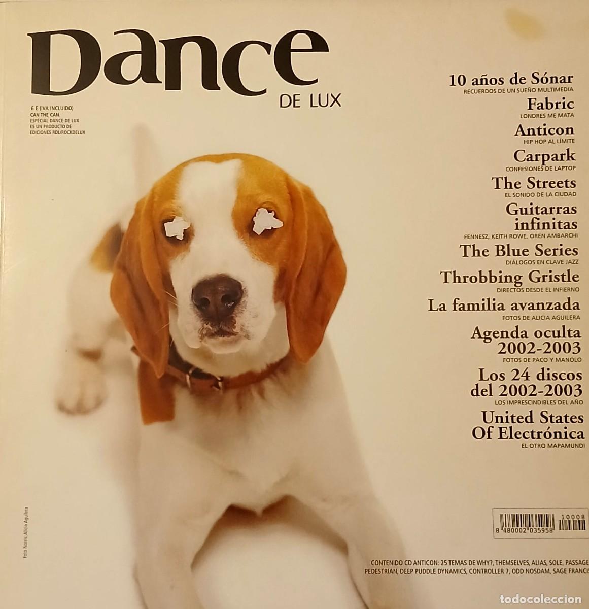 Music magazines: Revista DANCE DE LUX - 2003 - ESPECIAL 10 A&Ntilde;OS DE SONAR - FABRIC