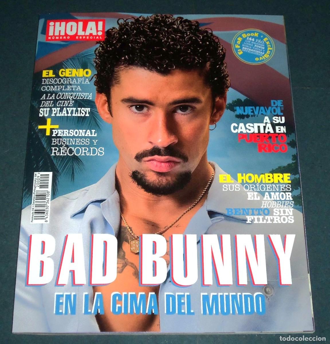 Revistas de m&uacute;sica: Especial BAD BUNNY Revista HOLA - &iexcl;Como Nueva!