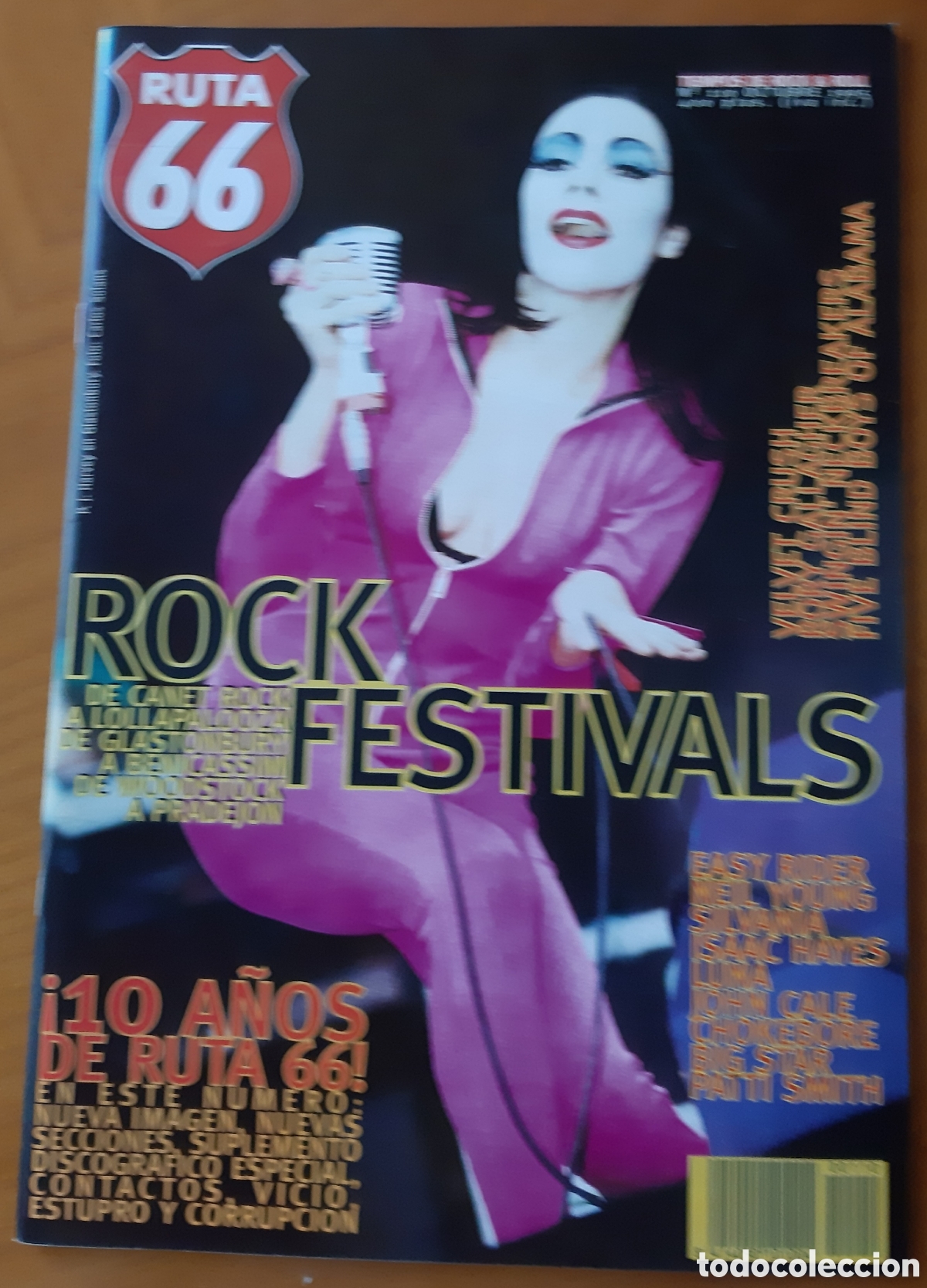 Magazines de musique: Revista Ruta 66. 1995. Rock Festivals. Original.