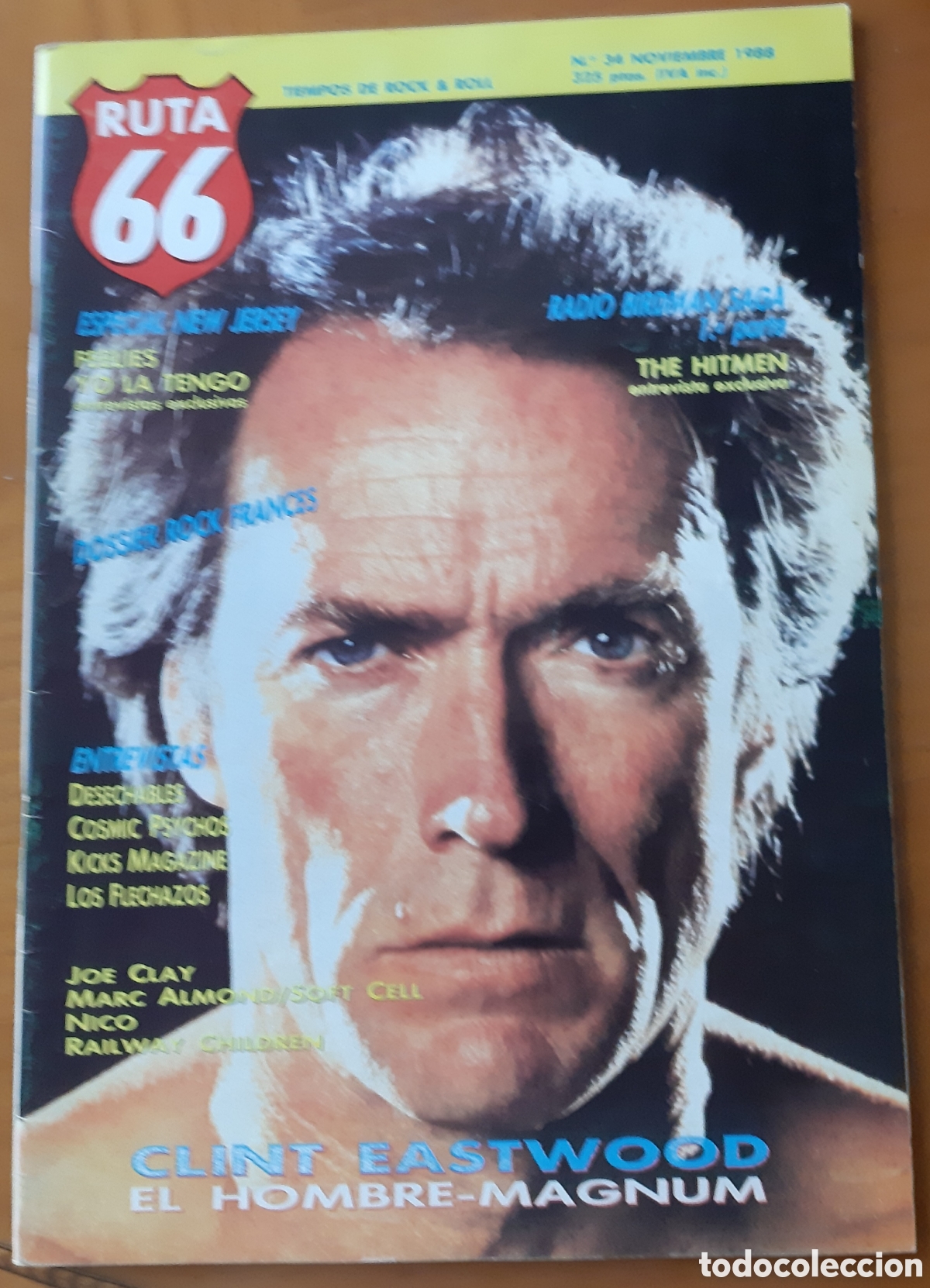 Musikzeitschriften: Revista Ruta 66. 1988. Clint Eastwood. Original.