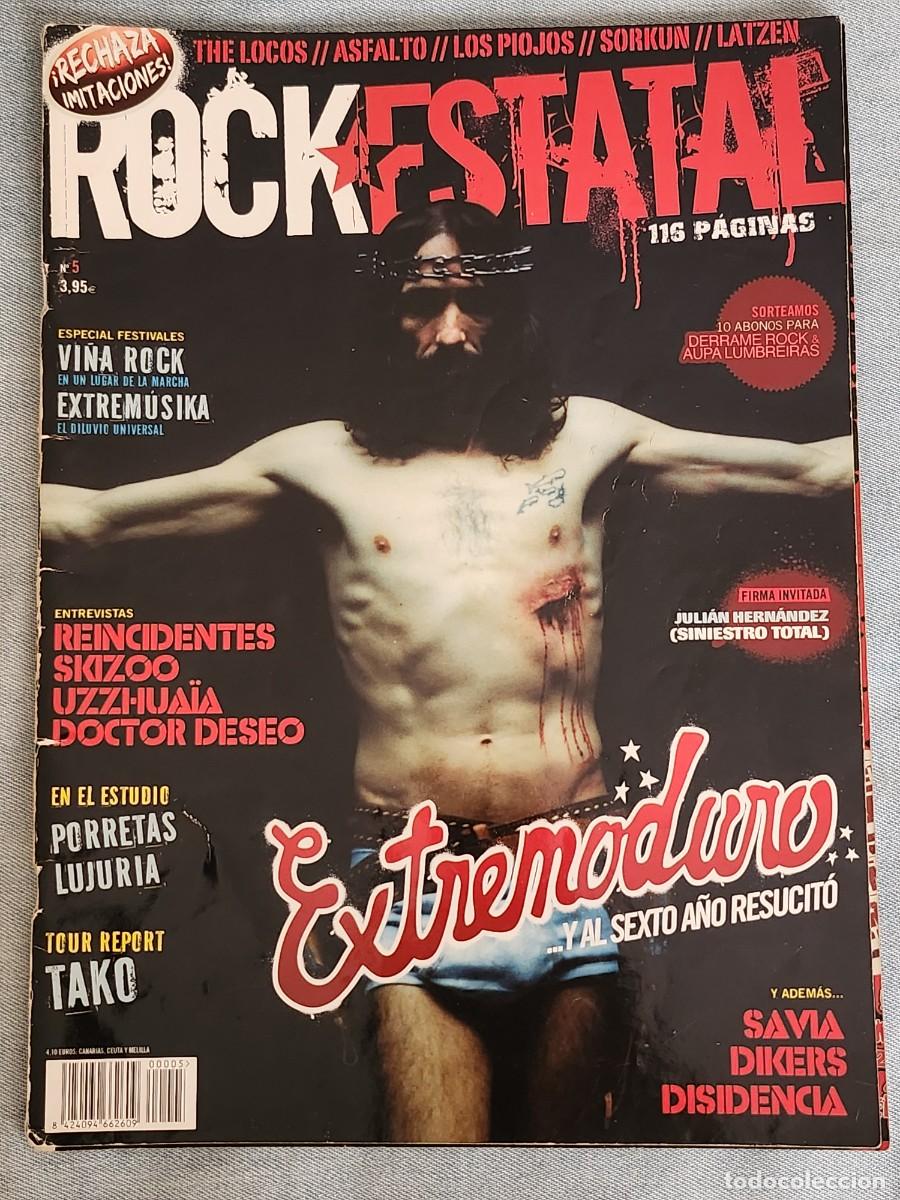 Revistas de m&uacute;sica: ROCK ESTATAL N.&ordm; 5. Extremoduro, Asfalto, Tako