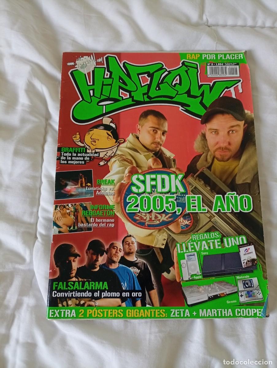 Revistas de m&uacute;sica: Revista Hip flow numero 8 . Le falta las paginas centrales de la 39 a la 46 que serian los poster ce