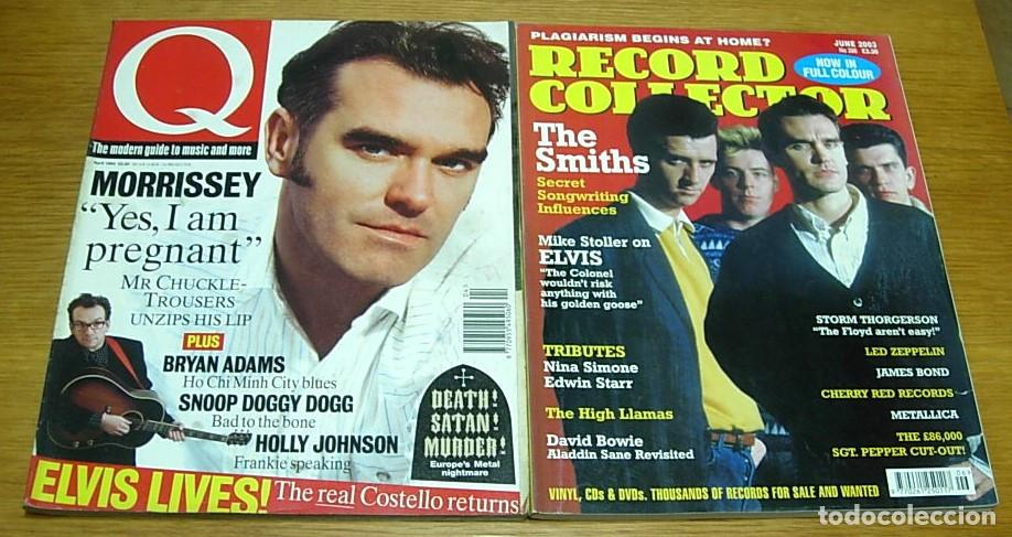 Revistas de m&uacute;sica: Lote 2 Revistas Inglesas MORRISSEY THE SMITHS Record Collector 2003 + Q Magazine 1994