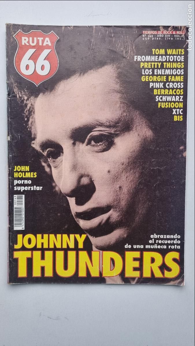Revistas de m&uacute;sica: RUTA 66 n&ordm; 149. Johnny Thunders, Tom Waits, fromheadtotoe, Pretty Things, Berracos, xtc, fusioon