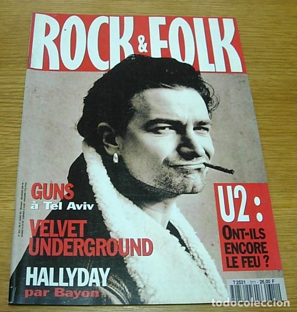 Revistas de m&uacute;sica: Revista Francesa ROCK & FOLK n&ordm; 311 Portada U2 + 6 Pgs 1993 VELVET UNDERGROUND GUNS N' ROSES PRINCE