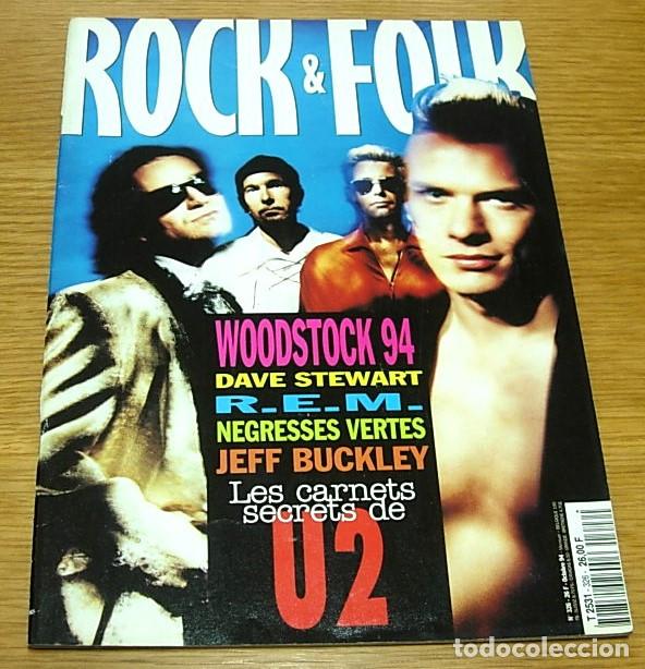 Revistas de m&uacute;sica: Revista Francesa ROCK & FOLK n&ordm; 326 Portada U2 + 7 Pgs 1994 BLACK SABBATH ELTON JOHN JEFF BUCKLEY