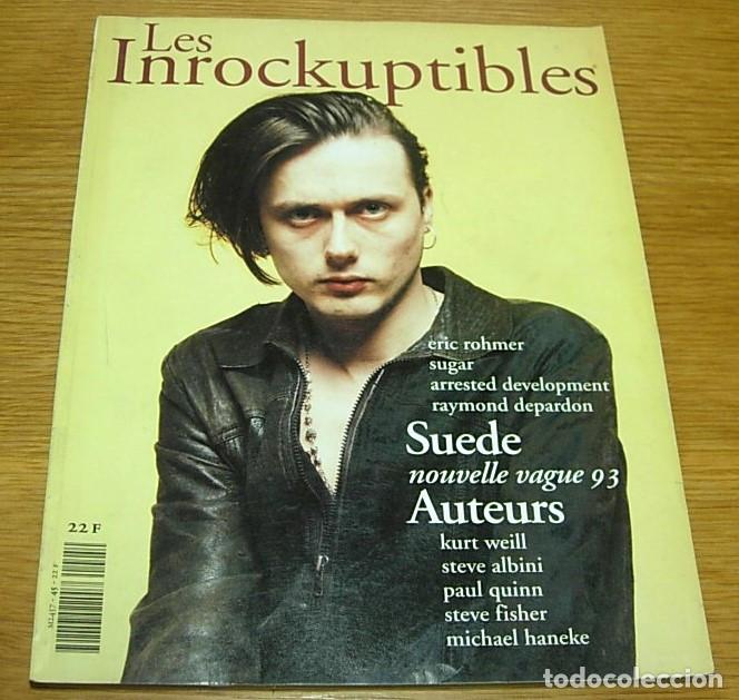 Revistas de m&uacute;sica: Revista Francesa LES INROCKUPTIBLES Portada SUEDE + 6 P&aacute;ginas 1993 THE AUTEURS SUGAR