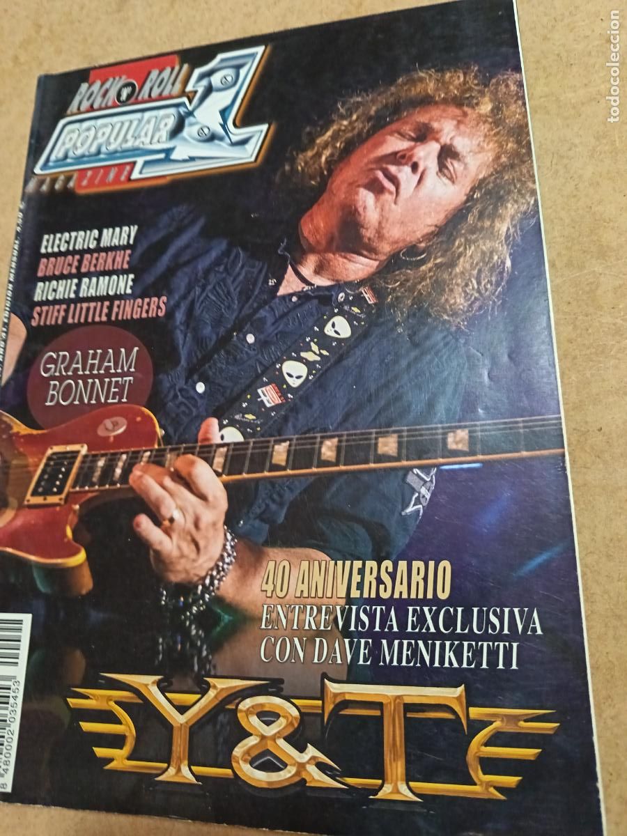 Revistas de m&uacute;sica: REVISTA ROCK N ROLL POPULAR. Y & T, GRAHAM BONNET, ELECTRIC MARY... 97 PP. ILUSTRADA.