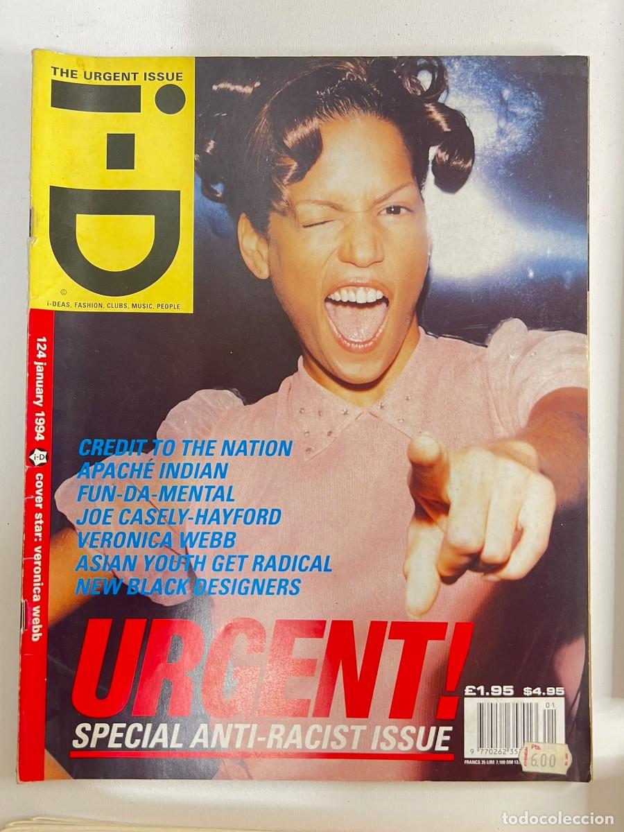 Revistas de m&uacute;sica: i-D THE URGENT ISSUE N&ordm;124 (REVISTA) VERONICA WEBB - ENERO 1994 - UK