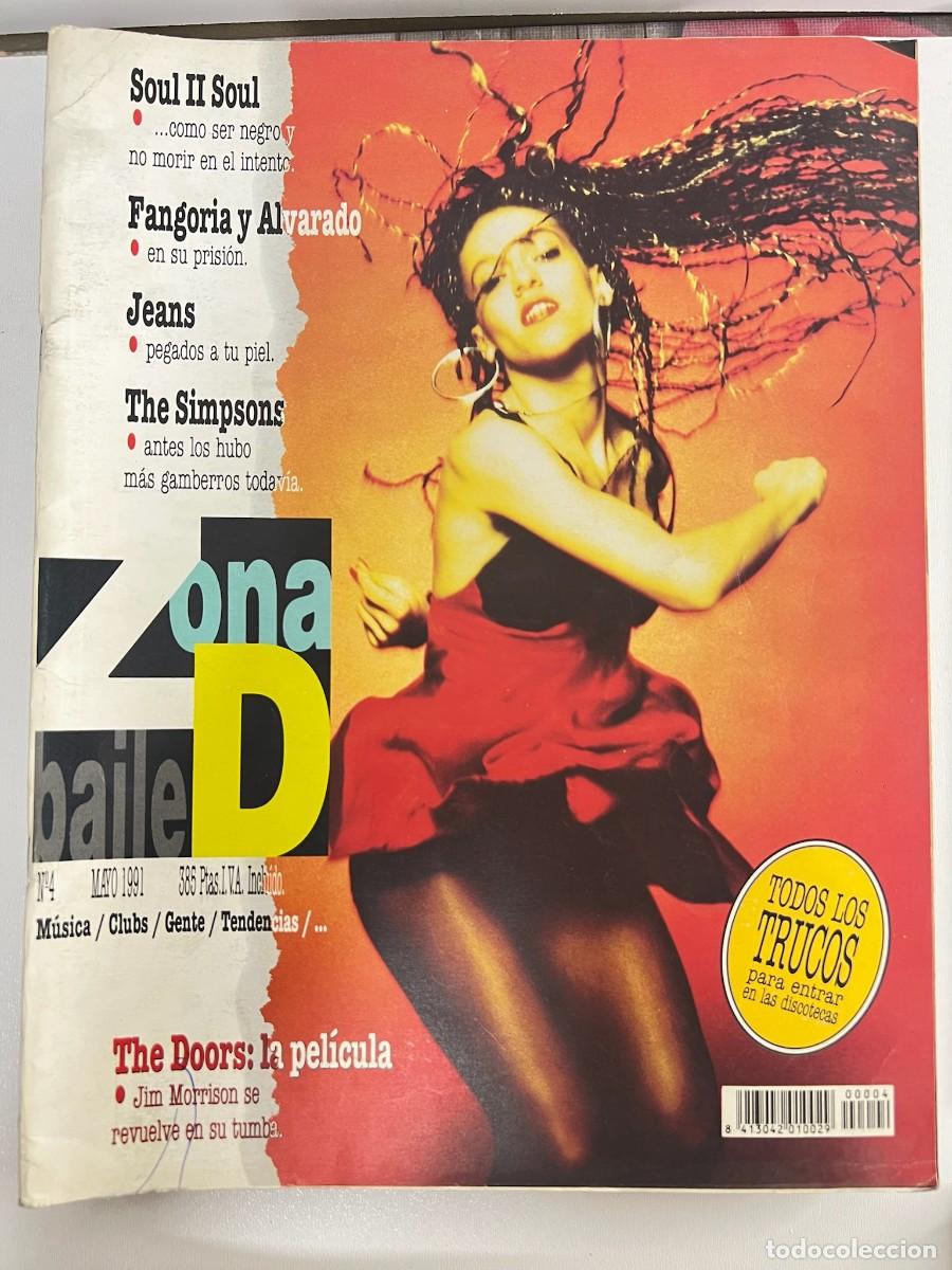 Revistas de m&uacute;sica: ZONA DE BAILE N&ordm;4 (REVISTA) SOUL II SOUL, FANGORIA Y ALVARADO... - MAYO 1991