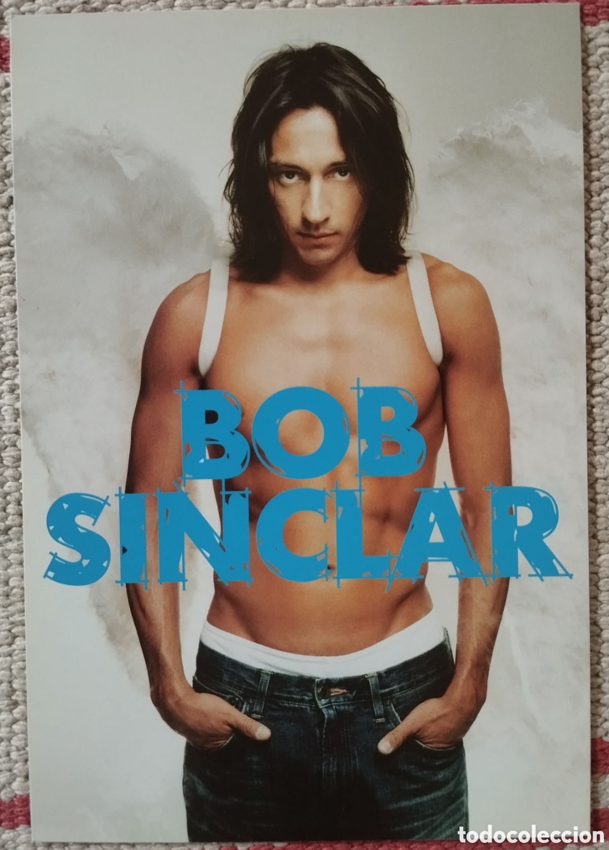 Revistas de m&uacute;sica: Bob Sinclar - postal promocional