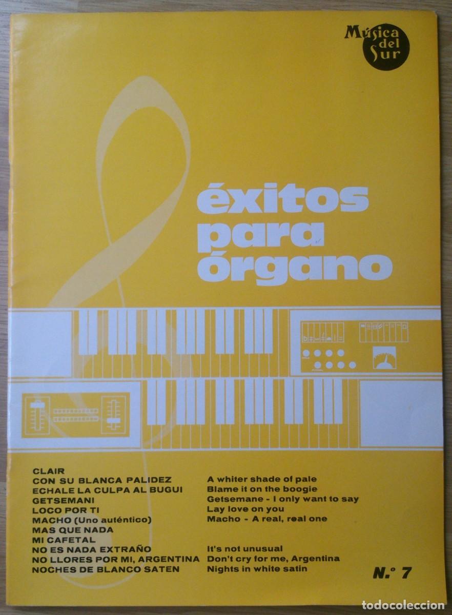 Revistas de m&uacute;sica: METODO 'EXITOS PARA ORGANO N&ordm;7'