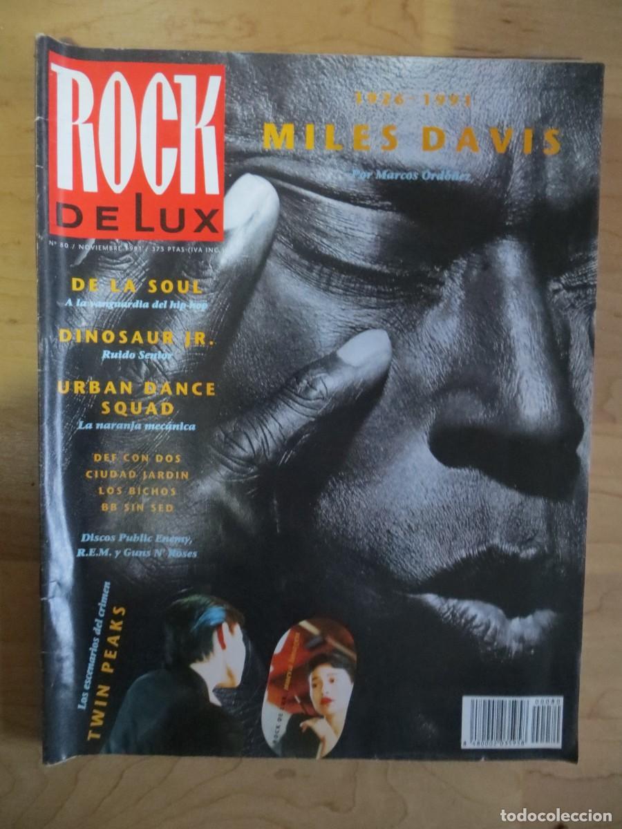 Revistas de m&uacute;sica: ROCK DE LUX:N.80-MILES DAVIS-DINOSAUR JR.-URBAN DANCE SQUAD-DEF CON DOS-B B SIN SED-SIOUXSIE-BICHOS