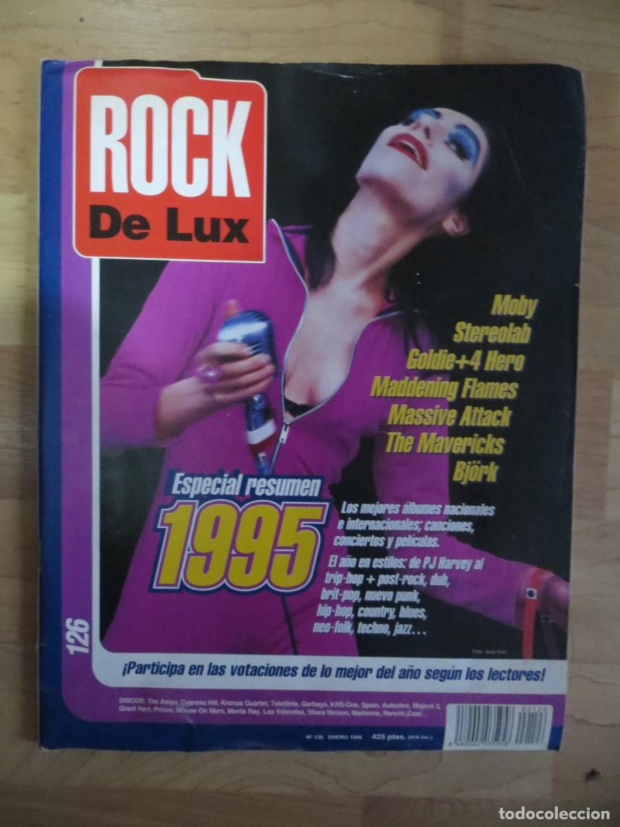 Revistas de m&uacute;sica: ROCK DE LUX:N.126-PJ HARVEY-MASSIVE ATTACK-BJORK-MOBY-GOLDIE-ETC..