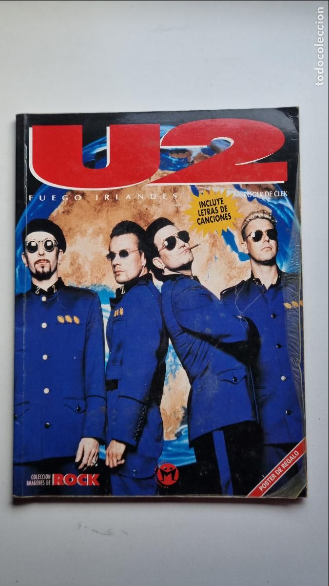 Revistas de m&uacute;sica: Colecci&oacute;n im&aacute;genes de Rock n&ordm; 41 - U2, Fuego Irland&eacute;s - Editorial LA MASCARA