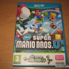 Nintendo Wii U de segunda mano: NEW SUPER MARIO BROS U + NEW SUPER LUIGI U NINTENDO WII U PAL ESPAÑA. Lote 85762024