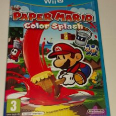 Nintendo Wii U de segunda mano: PAPER MARIO COLOR SPLASH NINTENDO WII U PAL ESPAÑA COMPLETO
