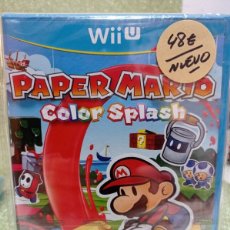 Nintendo Wii U de segunda mano: JUEGO NINTENDO WII U -PAPER MARIO COLOR SPLASH NUEVO SELLADO. Lote 364072691