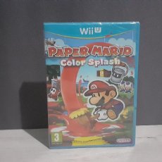 Nintendo Wii U de segunda mano: JUEGO PARA LA WII U PAPER MARIO COLOR FLASH PRECINTADO. Lote 401580004