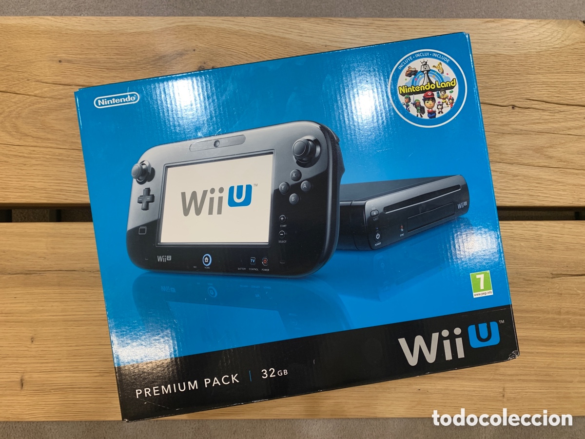Consola Wii U 32GB Negra + Nintendo Land