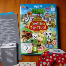 Nintendo Wii U de segunda mano: ANIMAL CROSSING AMIIBO FESTIVAL Y 3 CARTAS (NINTENDO WII U)