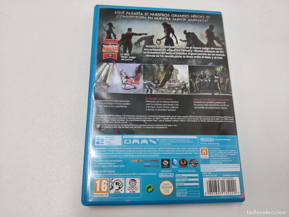 Nintendo Wii U de segunda mano: INJUSTICE GODS AMONG US - Foto 2