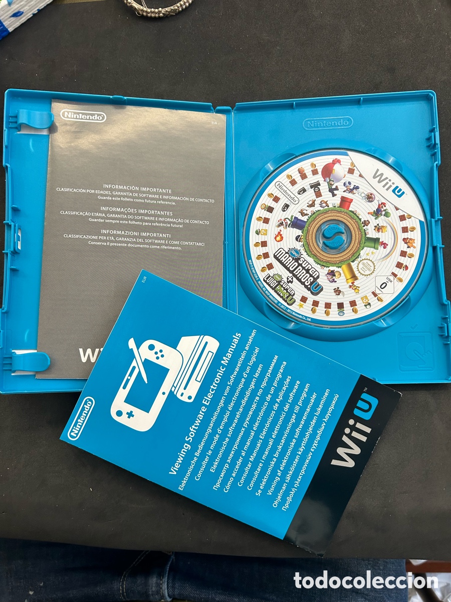 Nintendo Wii U de segunda mano: Wii U s&uacute;per Mario bros U - Foto 2