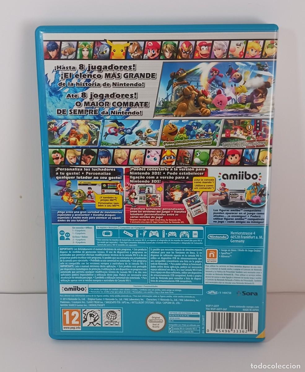 Nintendo Wii U de segunda mano: SUPER SMASH BROS. WII U ESPA&Ntilde;OL COMPLETO - Foto 2