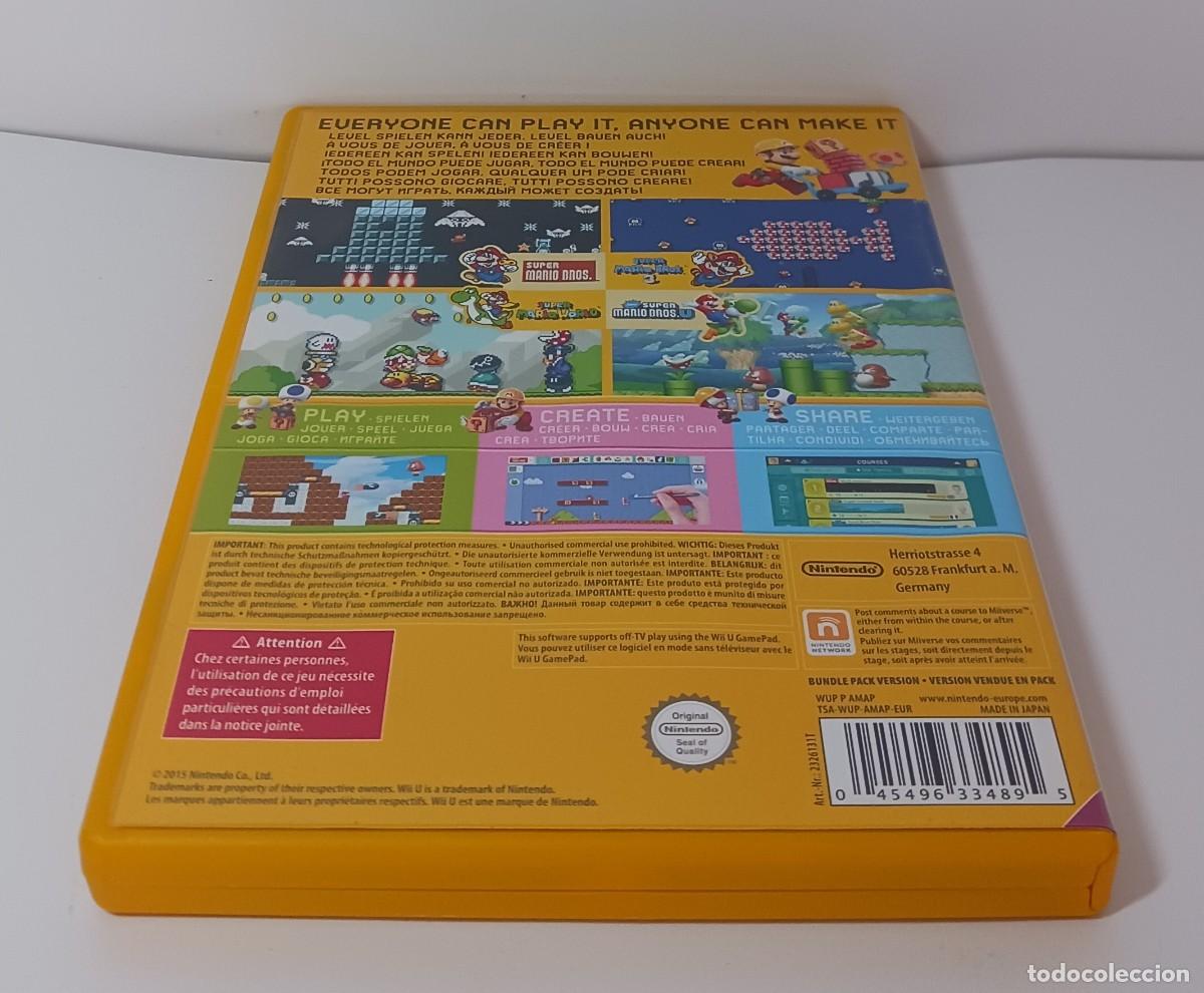 Nintendo Wii U de segunda mano: SUPER MARIO MAKER WII U PAL EU COMPLETO - Foto 7