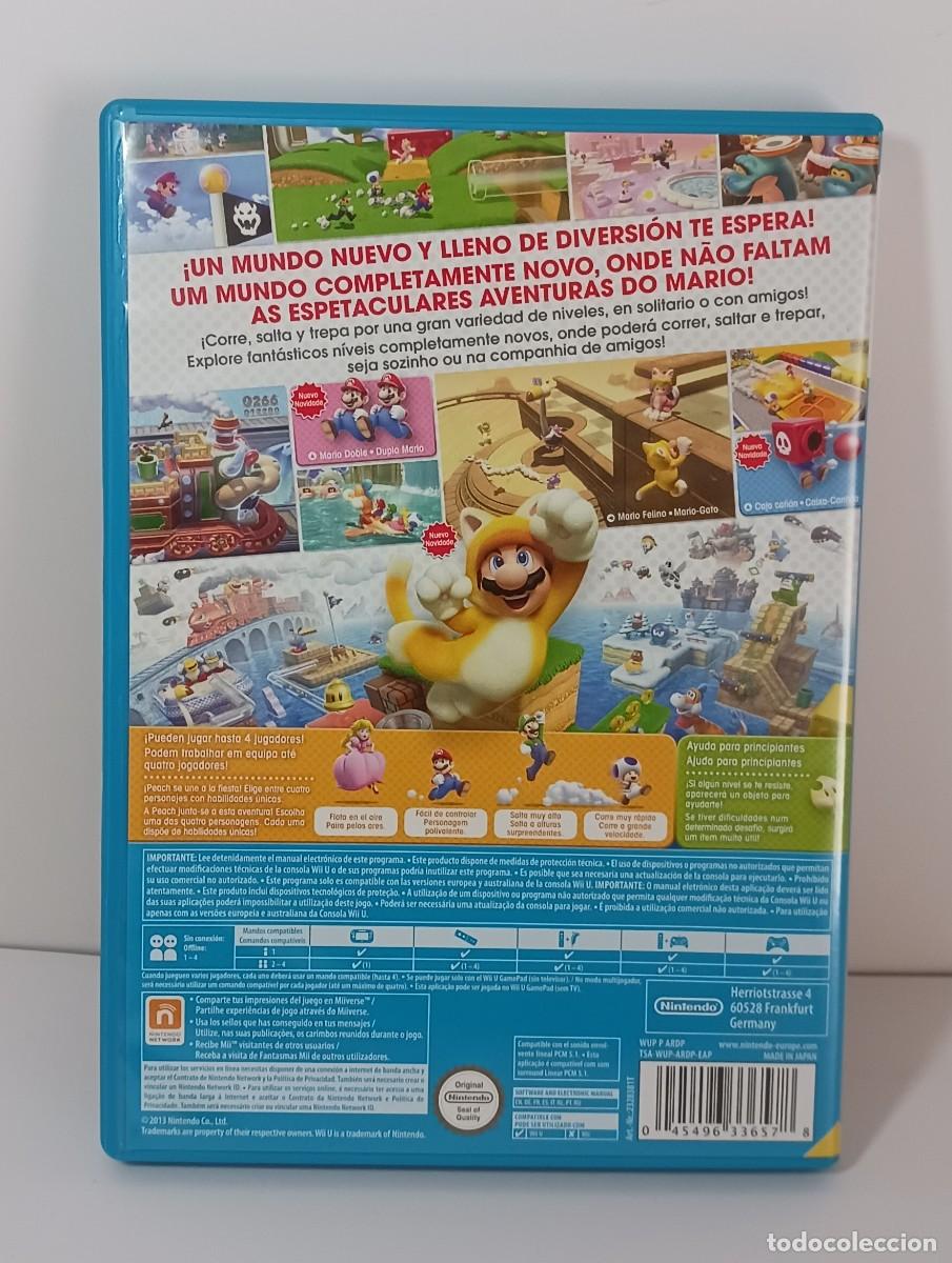 Nintendo Wii U de segunda mano: SUPER MARIO 3D WORLD SELECTS PAL ESP WII U COMPLETO - Foto 2